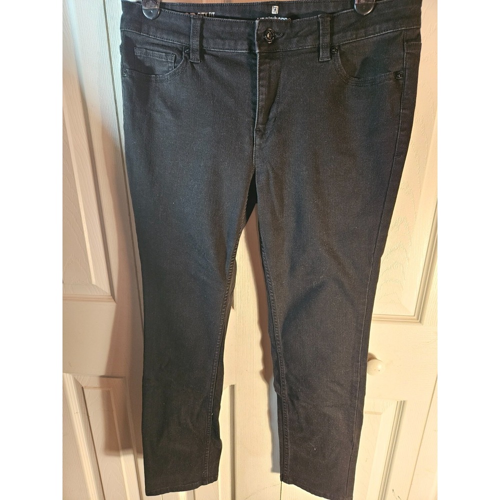 Liz Claibiorne Black Petite City Fit Skinny Leg size 10P